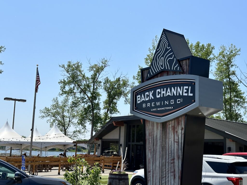 front of Back channel brewing